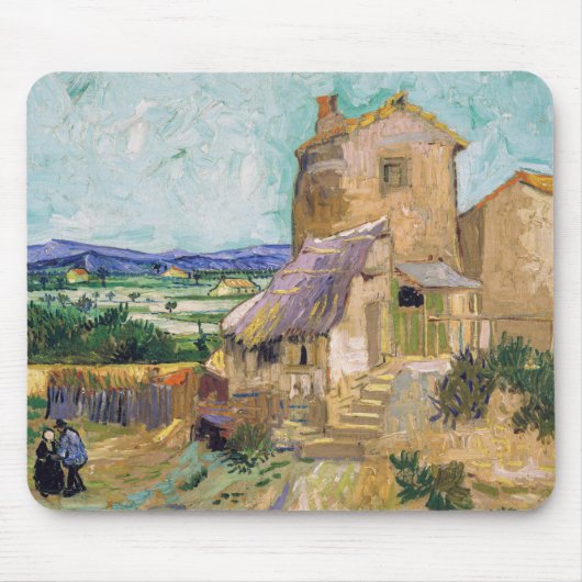 Vincent van Gogh - Die alte Mühle Mousepad (Vorne)