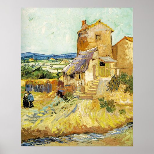 Vincent Van Gogh - Die alte Mühle Poster (Vorne)