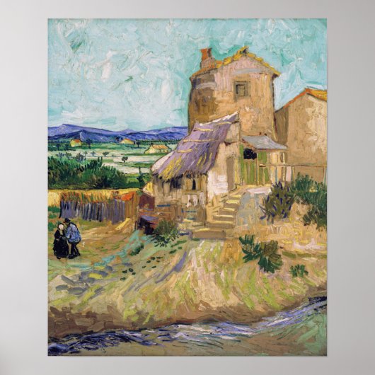 Vincent van Gogh - Die alte Mühle Poster (Vorne)