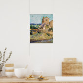 Vincent van Gogh - Die alte Mühle Poster (Küche)