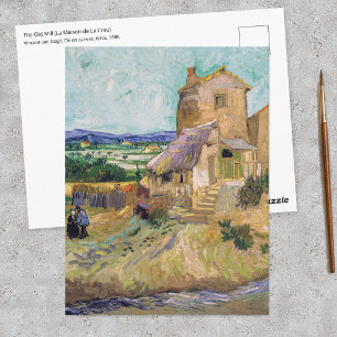Vincent van Gogh - Die alte Mühle Postkarte