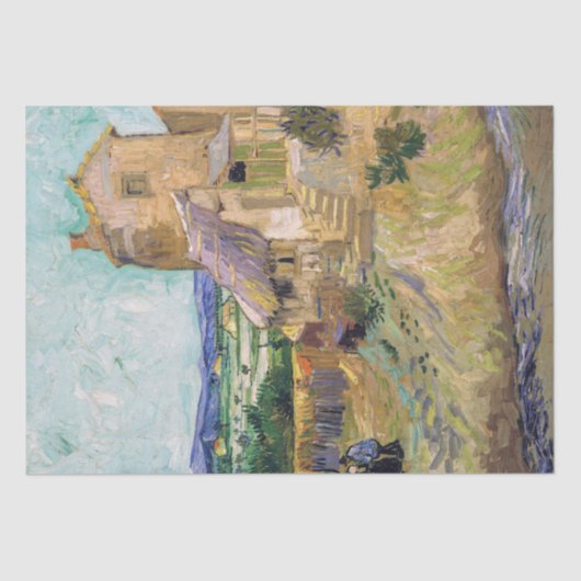 Vincent van Gogh - Die alte Mühle Seidenpapier (Vorderseite)