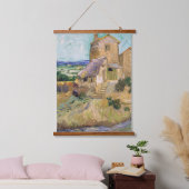 Vincent van Gogh - Die alte Mühle Wandteppich Mit Holzrahmen (Schlafzimmer)