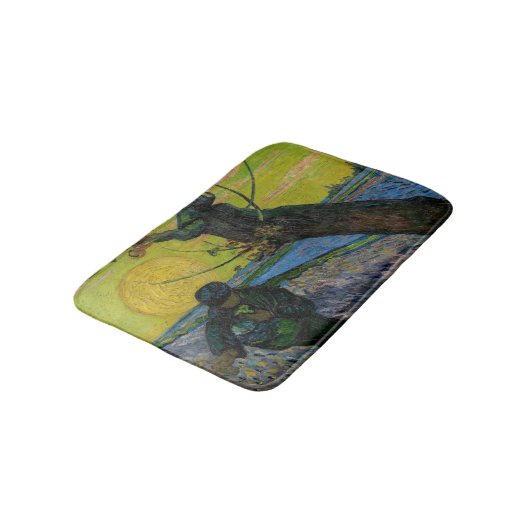 Vincent van Gogh - Die Dusche Badematte (Schrägansicht)