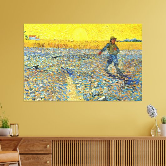 Vincent van Gogh - Die Dusche bei Sunset Leinwanddruck (Insitu (Wohnzimmer))