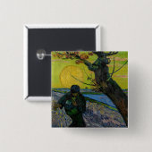 Vincent van Gogh - Die Dusche Button (Vorne & Hinten)