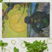 Vincent van Gogh - Die Dusche Geschirrtuch (Gefaltet)