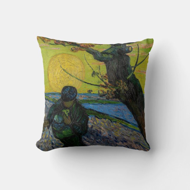 Vincent van Gogh - Die Dusche Kissen (Vorderseite)