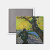 Vincent van Gogh - Die Dusche Magnet (Vorderseite/Rückseite)