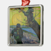 Vincent van Gogh - Die Dusche Ornament Aus Metall (Links)