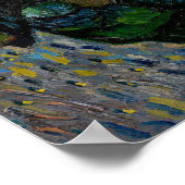 Vincent van Gogh - Die Dusche Poster (Ecke)