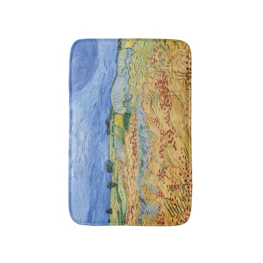 Vincent van Gogh - Die Felder / Schlicht bei Auver Badematte (Vorderseite Vertikal)