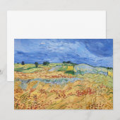 Vincent van Gogh - Die Felder / Schlicht bei Auver Dankeskarte (Vorne/Hinten)