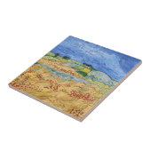 Vincent van Gogh - Die Felder / Schlicht bei Auver Fliese (Seite)