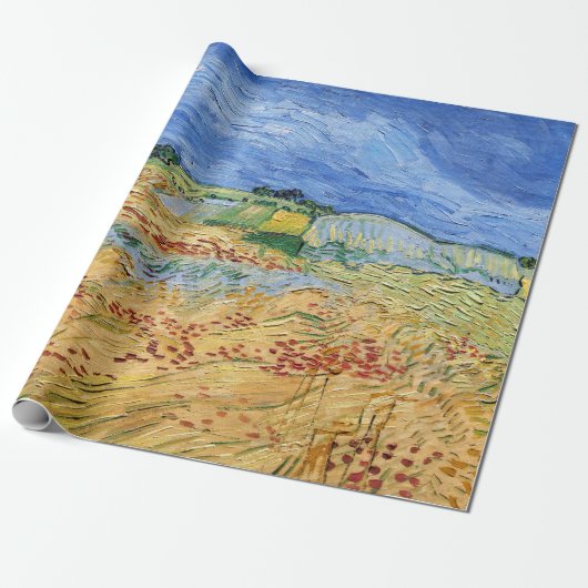 Vincent van Gogh - Die Felder / Schlicht bei Auver Geschenkpapier (Ungerollt)