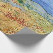 Vincent van Gogh - Die Felder / Schlicht bei Auver Geschenkpapier (Ecke)