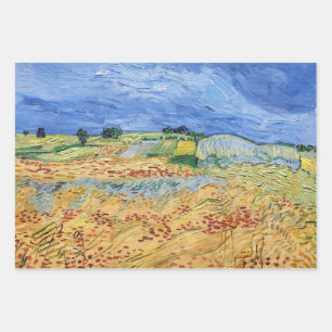 Vincent van Gogh - Die Felder / Schlicht bei Auver Geschenkpapier Set
