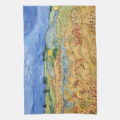 Vincent van Gogh - Die Felder / Schlicht bei Auver Geschirrtuch (Vertikal)
