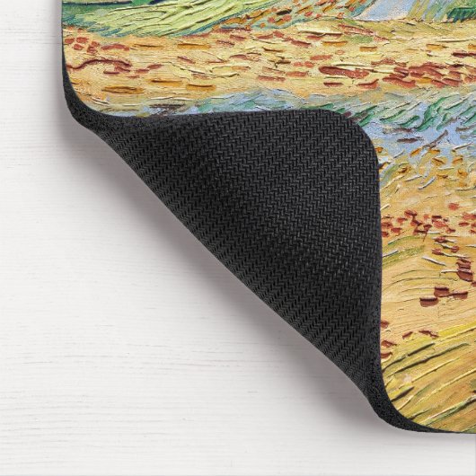 Vincent van Gogh - Die Felder / Schlicht bei Auver Mousepad (Ecke)