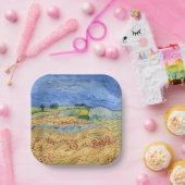 Vincent van Gogh - Die Felder / Schlicht bei Auver Pappteller (Party)