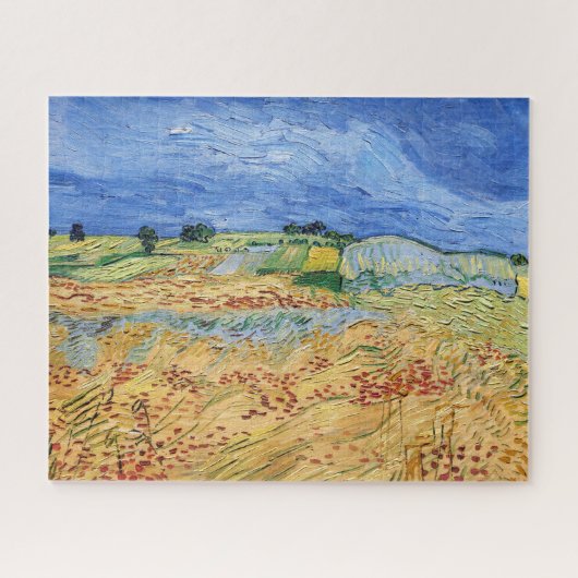 Vincent van Gogh - Die Felder / Schlicht bei Auver Puzzle (Horizontal)