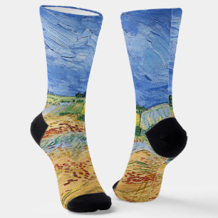 Vincent van Gogh - Die Felder / Schlicht bei Auver Socken