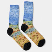 Vincent van Gogh - Die Felder / Schlicht bei Auver Socken (Rechts)