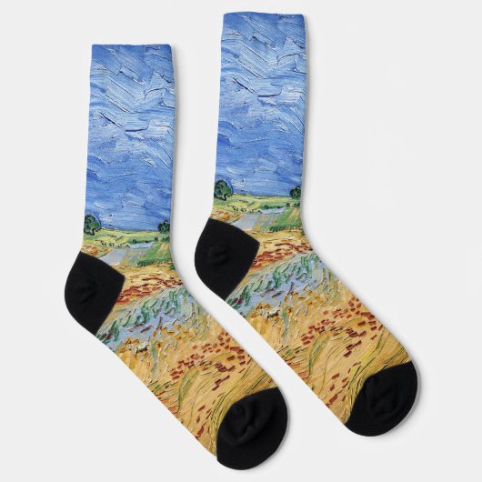 Vincent van Gogh - Die Felder / Schlicht bei Auver Socken (Rechts)