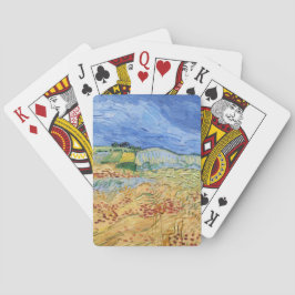 Vincent van Gogh - Die Felder / Schlicht bei Auver Spielkarten