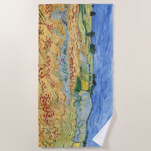 Vincent van Gogh - Die Felder / Schlicht bei Auver Strandtuch (Vorderseite)