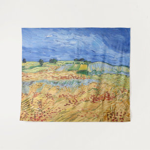 Vincent van Gogh - Die Felder / Schlicht bei Auver Wandteppich