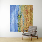 Vincent van Gogh - Die Felder / Schlicht bei Auver Wandteppich (Beispiel)