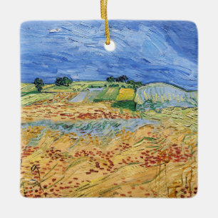 Vincent van Gogh - Die Felder / Weizenfelder Keramikornament
