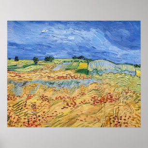 Vincent van Gogh - Die Felder / Weizenfelder Poster