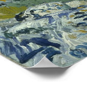 Vincent van Gogh Die Felsen Poster (Ecke)