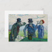 Vincent van Gogh - Die Getränke nach Daumier Dankeskarte (Vorne/Hinten)