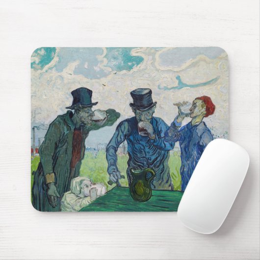 Vincent van Gogh - Die Getränke nach Daumier Mousepad (Mit Mouse)