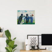 Vincent van Gogh - Die Getränke nach Daumier Poster (Heimbüro)