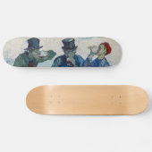 Vincent van Gogh - Die Getränke nach Daumier Skateboard (Horizontal)
