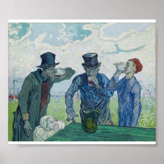 Vincent Van Gogh - Die Getränke Poster (Vorne)