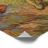 Vincent Van Gogh die gute samaritanische Malerei P Poster (Ecke)