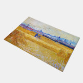 Vincent van Gogh - Die Harvesters Fußmatte (Schrägansicht)