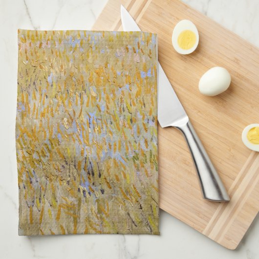 Vincent van Gogh - Die Harvesters Geschirrtuch (Viertel Falte)