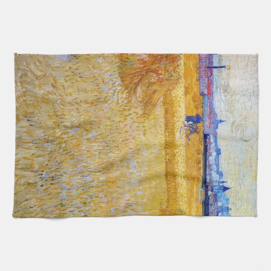 Vincent van Gogh - Die Harvesters Geschirrtuch (Horizontal)