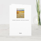 Vincent van Gogh - Die Harvesters Karte (Rückseite)