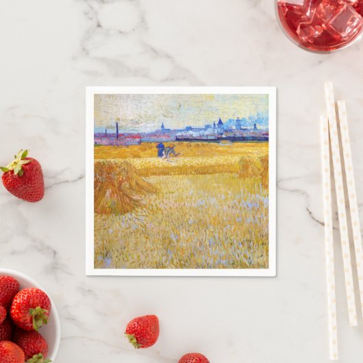 Vincent van Gogh - Die Harvesters Serviette (Beispiel)