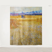 Vincent van Gogh - Die Harvesters Wandteppich (Vorderseite)