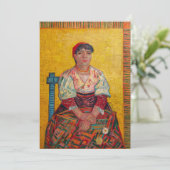 Vincent Van Gogh - Die italienische Frau Einladung (Stehend Vorderseite)