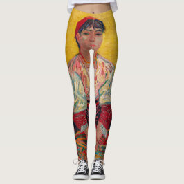 Vincent Van Gogh - Die italienische Frau Leggings