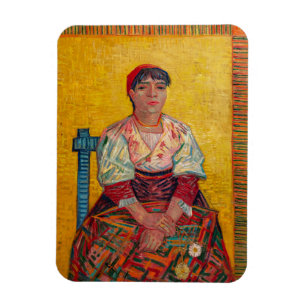 Vincent Van Gogh - Die italienische Frau Magnet